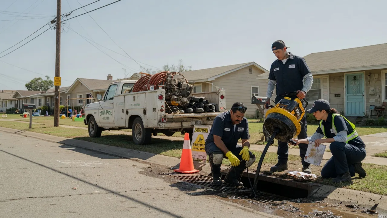 Drain Cleaning in Pyote, TX near me